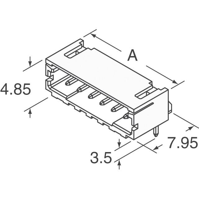 533250660 Molex  Headers Male Pins